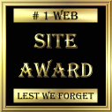 Bear #1 Web Site Award Lest We Forget