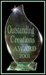 Larry's Gallery Outstanding Creations Award 2001 161x261