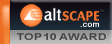 Altscape Top 10 Internet Award