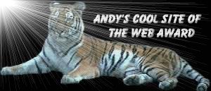 Andy's Cool Site of the Web Award