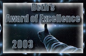 Beth's Award of Excellence 2003
