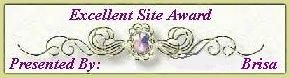 Brisa's Retreat Excellent Site Award 290x78