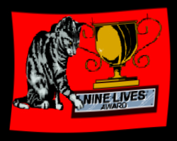 Wonders of World Wide Web Nine Lives Award 250x200