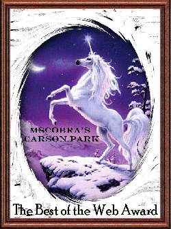 Ms. Cobra's Best of the Web Award 250x335