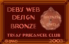 Deb's web Design Bronze Award