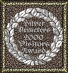 Silver Demeters 2000 Visitors Award 140x150