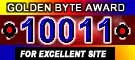 Golden Byte Award 10011 for Excellent Site
