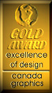 Canada Graphics Gold Award Excellence of Design 75x134