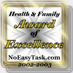 Noeasytask Health & Family Resources Award of Excellence 2002-2003