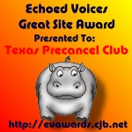 Echoed Voices Great Site Award Winner