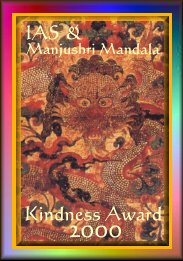 IAS & Manjushri Mandala Kindness Award 2000 183x261