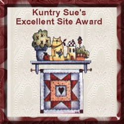 Kuntry Sue's Kottage Excellent Site Award 250x250