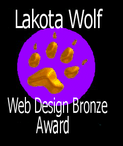 Lakota Wolf Web Design Bronze Award