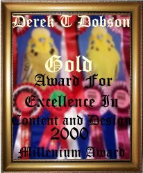 Derek's Gold Award for Excellence