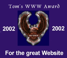 Tom's WWW Award for The Great Website 2002