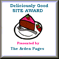 Arden Pages Deliciously Good Site Award