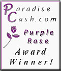 Paradise Cash Purple Rose Award