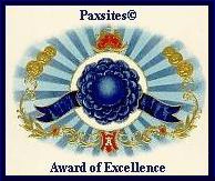 Paxsites 2000 Award of Excellence 185x156