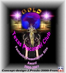 Proulx Gold Fantastic Presentation Site Award 2000-2001