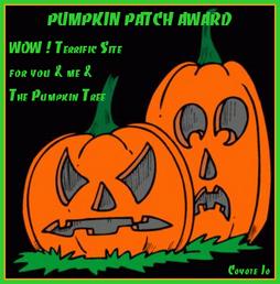 Coyote Jo Pumpkin Patch Award