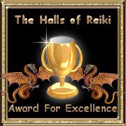 The Halls of Reiki Award for Excellence 180x180