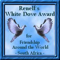 Renelf's White Dove Award for friendship Around The World 206x207