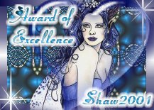 Shaw2001 Award of Excellence