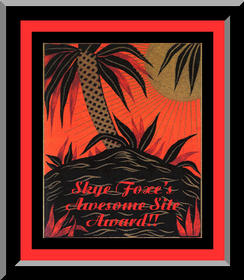 Skye Foxe's Awesome Site Award 244x280