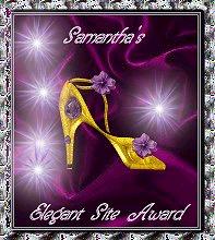 Samantha's Elegant Site Award