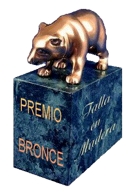 Talla en Madera Bronce Premio