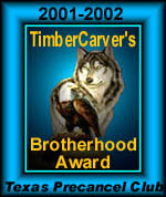 TimberCarver Brotherhood Award 2001-2002