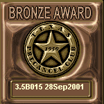 TPC Excellence Bronze Award Serial 015
