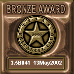 TPC Excellence Bronze Award Serial 041