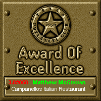 TPC Excellence Award Serial 058