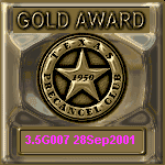 TPC Excellence Gold Award Serial 007