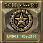 TPC Excellence Gold Award Serial 012