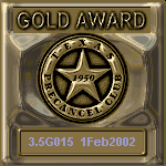 TPC Excellence Gold Award Serial 015