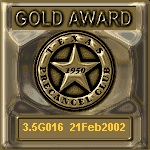 TPC Excellence Gold Award Serial 016