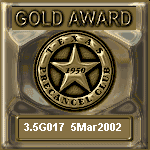 TPC Excellence Gold Award Serial 017