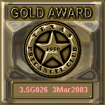 TPC Excellence Gold Award Serial 026