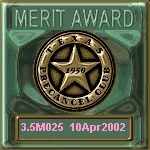 TPC Excellence Merit Award Serial 025