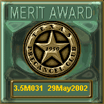 TPC Excellence Merit Award Serial 031