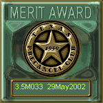 TPC Excellence Merit Award Serial 033