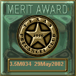 TPC Excellence Merit Award Serial 034