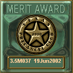TPC Excellence Merit Award Serial 037