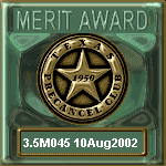 TPC Excellence Merit Award Serial 045