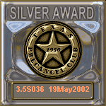TPC Excellence Silver Award Serial 036