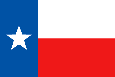 Texas flag from World Flag Database