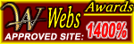 WebsAwards 1400% Approved Site Award