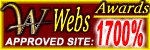 WebsAwards 1700% Approved Site Award